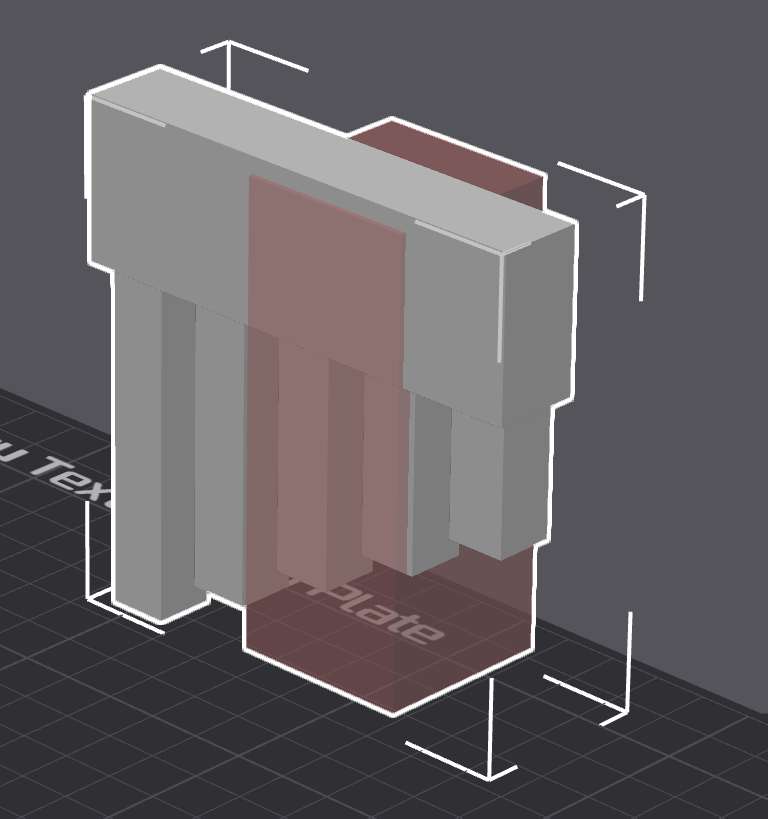 Bambu Studio Prepare screen support blocker example