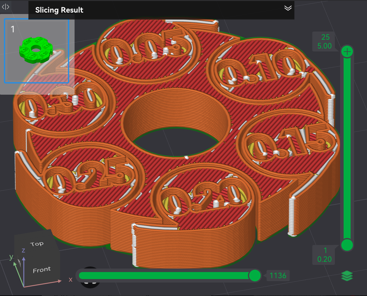 Bambu Studio Preview screen no closed gap example