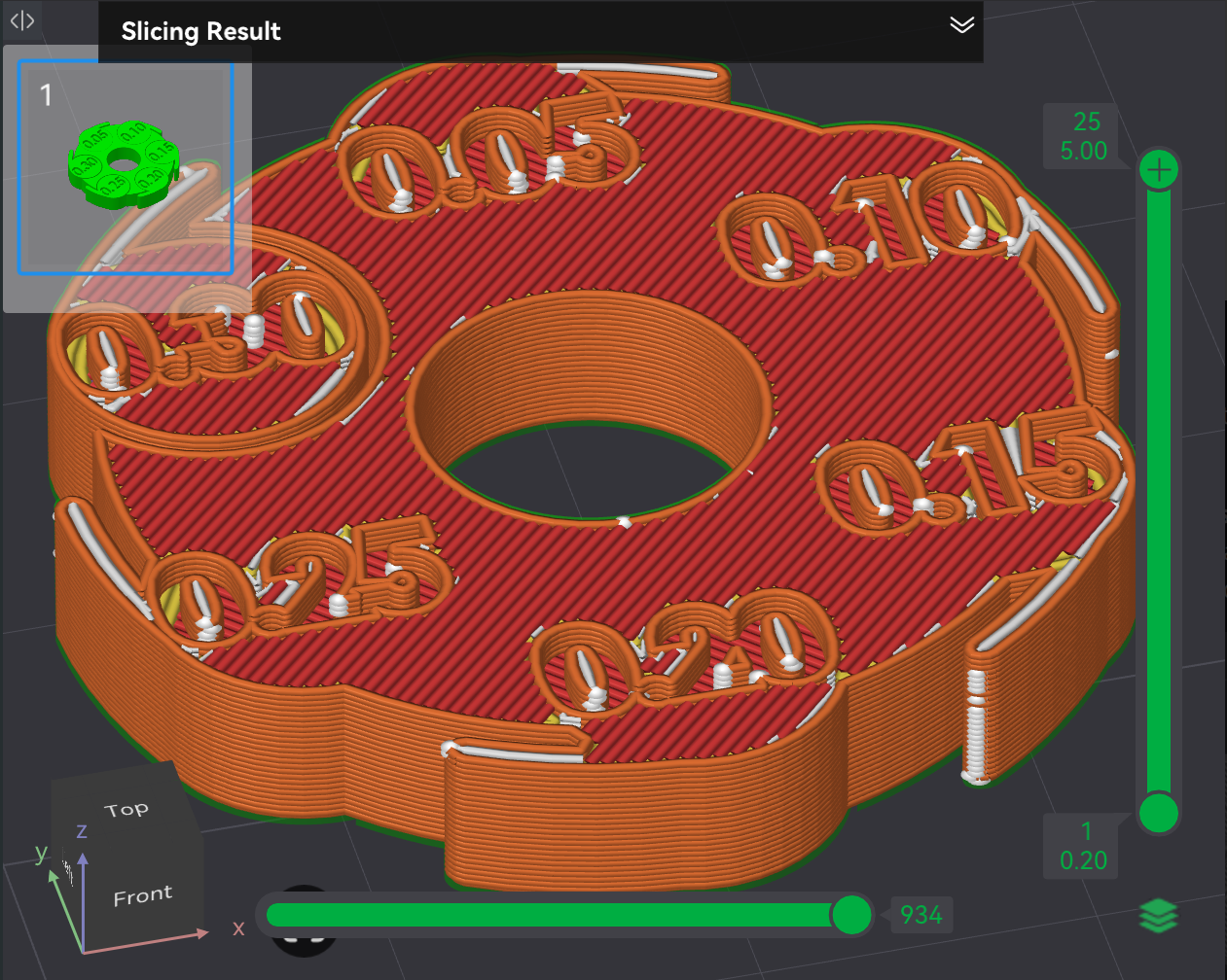 Bambu Studio Preview screen closed gap example