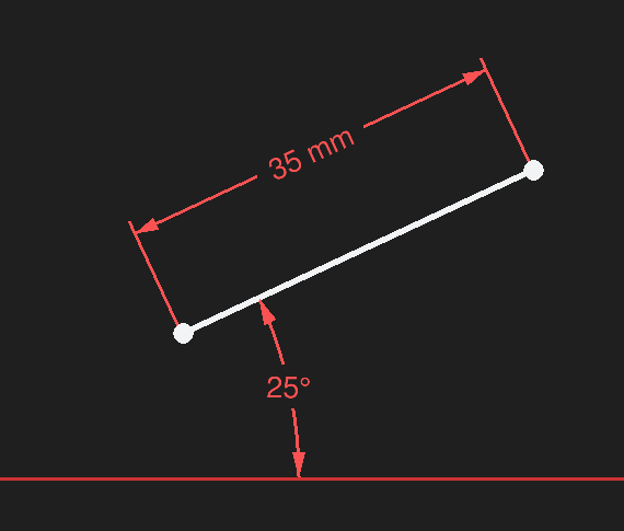 FreeCAD sketcher workbench line complete constrained