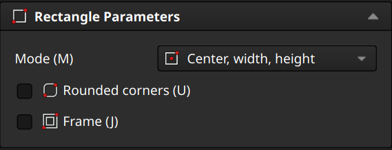 FreeCAD sketcher workbench rectangle parameters